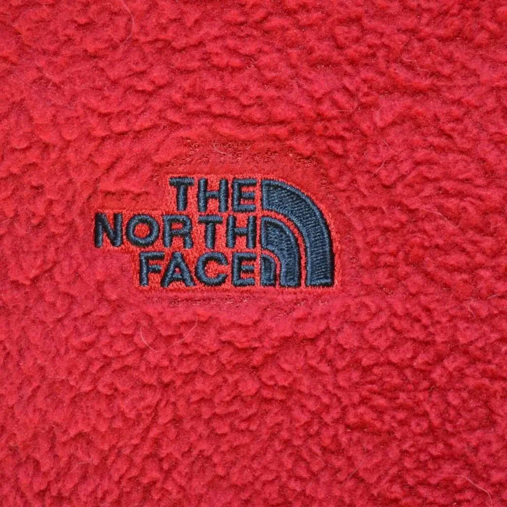 North Face Sherpa Fleece Jacket Red Size XXL